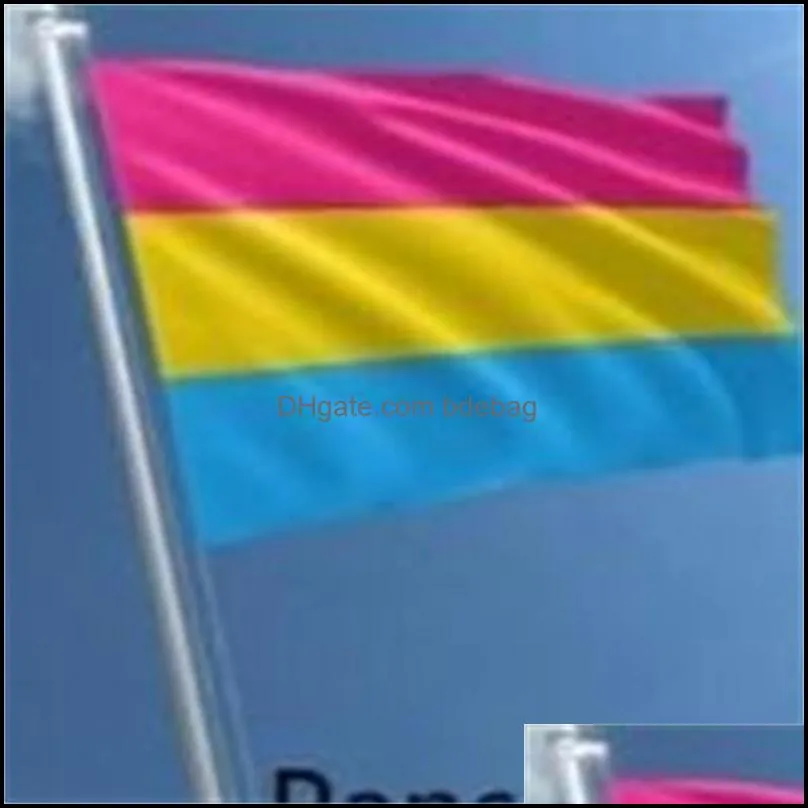 90x150 cm bisexual flag lesbian gay pride polyester rainbow flags festival party banner decorations hot sale 4 8qt b2