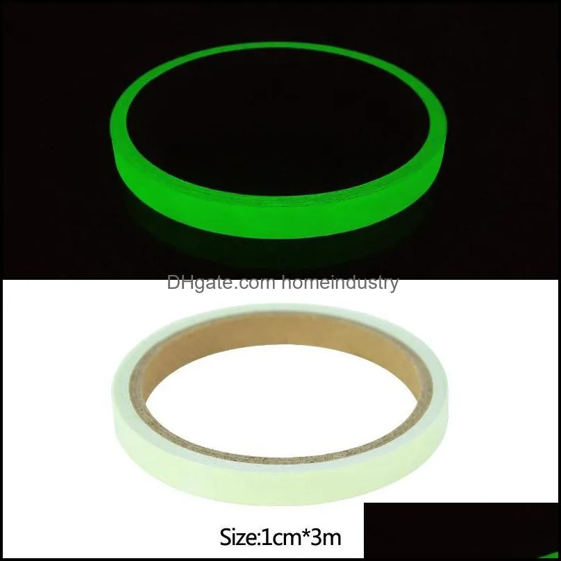 wall stickers  fluorescent tape luminous glow in the dark self adhesive stipe stciker diy home decoration warning tapes decals