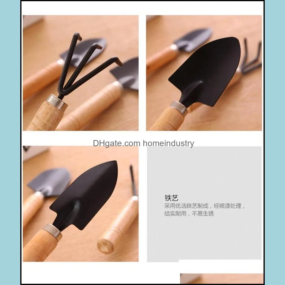 3 pcs/set new creative gardening tools three piece mini garden tools small shovel rake spade potte qylnqp bdenet rrd7292