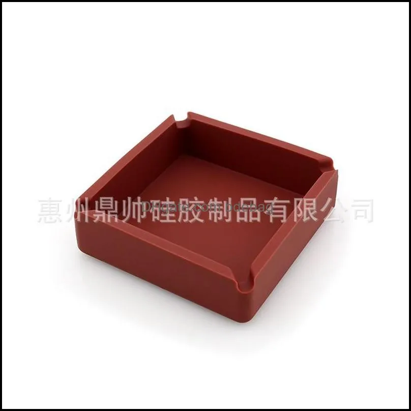 square elastic force ashtraies muti color storing ash portable ashtray marbling decorative pattern ashtray uneasy to break 5 8ds c2