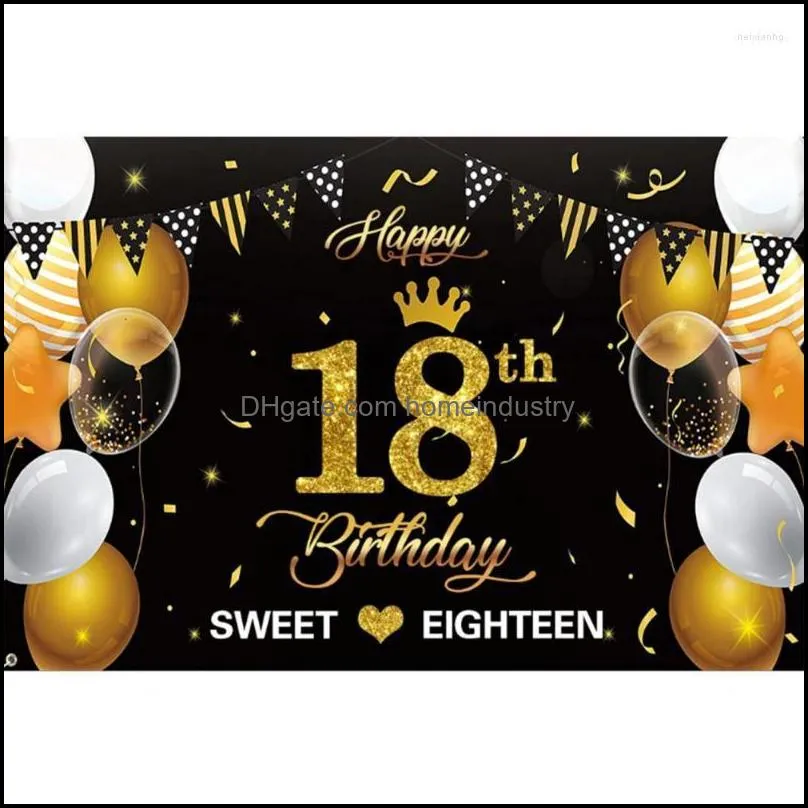 party decoration useful 18 year old birthday decorative cloth easy to clean pography backdrop creative club accessoriesparty