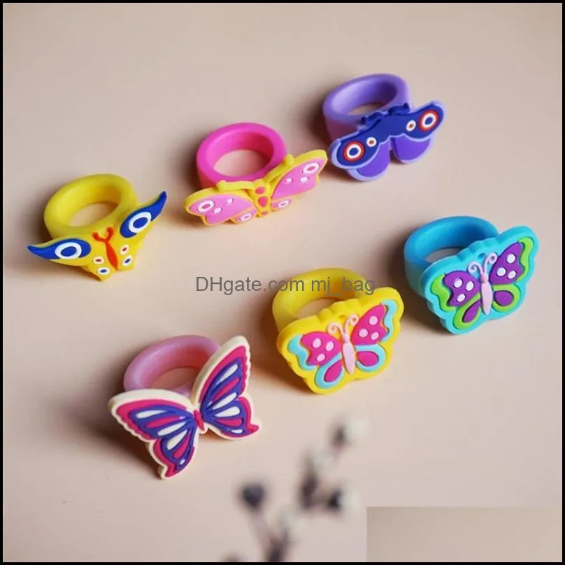 butterfly ring exquisite children portable lightweight rings hot selling in europe and america with lower price 0 4tz j1