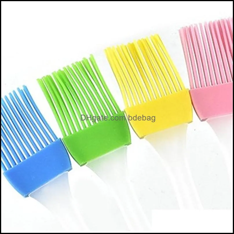 silicone oil brush kitchen baking tool barbecue cake cream food butter frosted handle brushes high temperature resistance hot sale 0 25mh