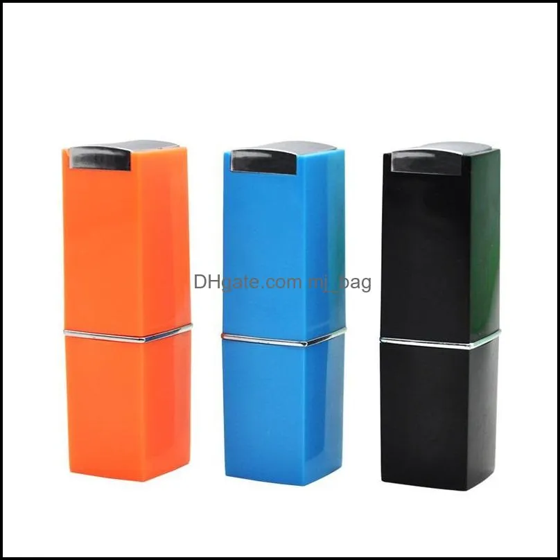 lipstick shaped cigarettes holder multiple filtration metal smoke pipes mini lips hand pipe smoking accessories new products 4 2gl f2