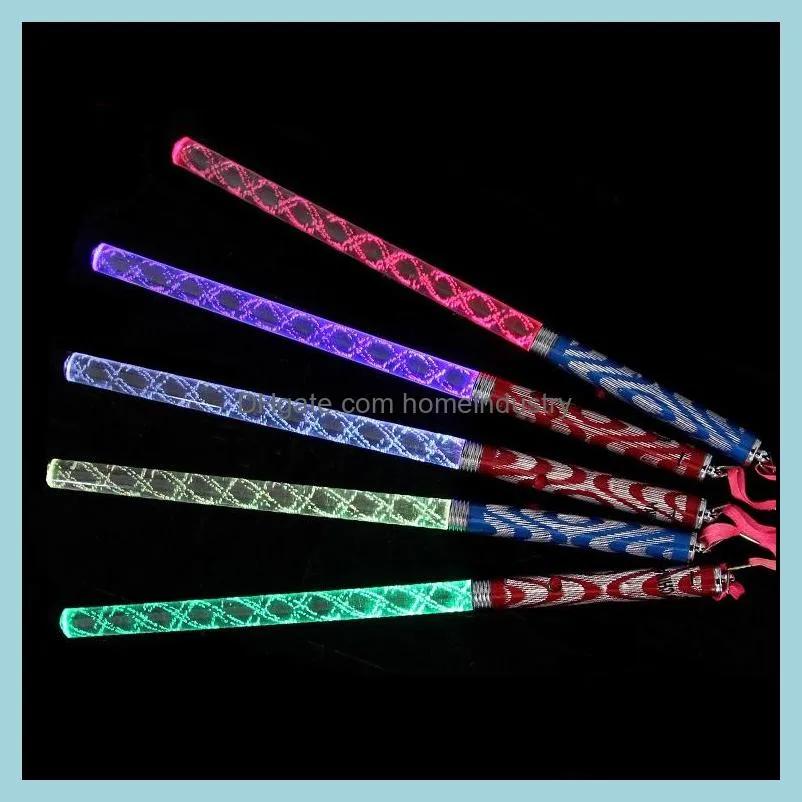 5 colors fluorescence led light sticks concert night club color glowing sticks cheering props festival gift 20pcs/lot sd864