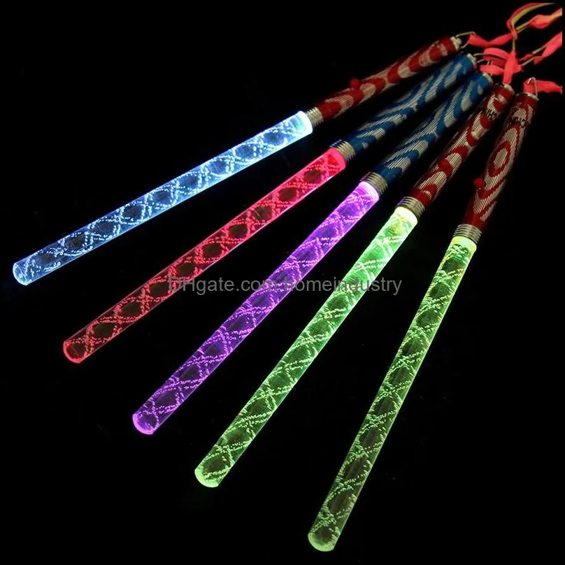 5 colors fluorescence led light sticks concert night club color glowing sticks cheering props festival gift 20pcs/lot sd864