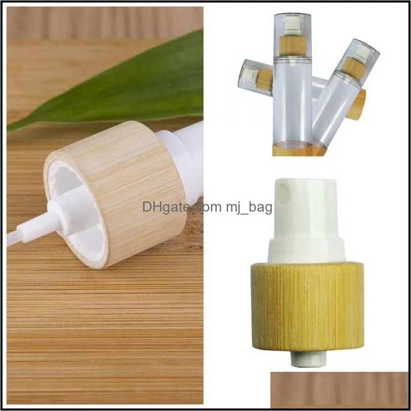 empty hand sanitizer bottles plastic pump spray bottle bamboo perfume travel clear separate bottling fashion 7 4zb g2