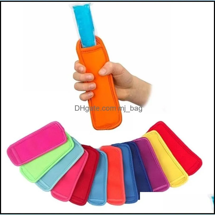 diy ice cream cover neoprene popsicle holders phreatic material sleeve summer child convenient hot sale 1 8nya f2