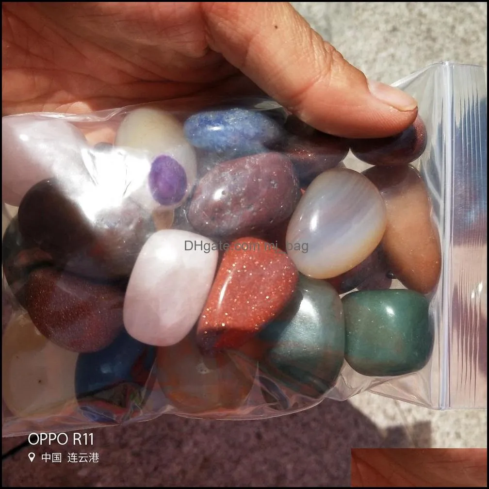 500 g assorted tumbled stone crystal agate aventurine obsidian jade jasper healing reiki chakra po reiki and energy crystal healing 614