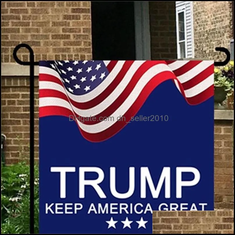 president general election banner flags usa 2024 garden flag 30*45cm keep america great banners polyester fiber 3 49cd q2