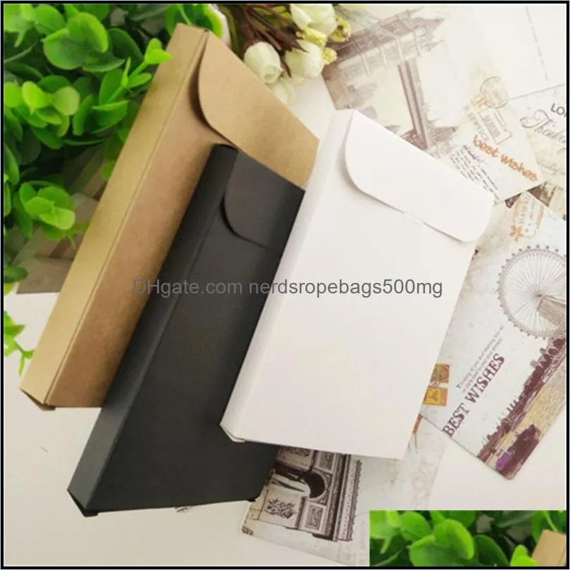 greeting card packing cardboard box envelope type postcards gift boxes 15.5*10.8*1.5cm 268 s2