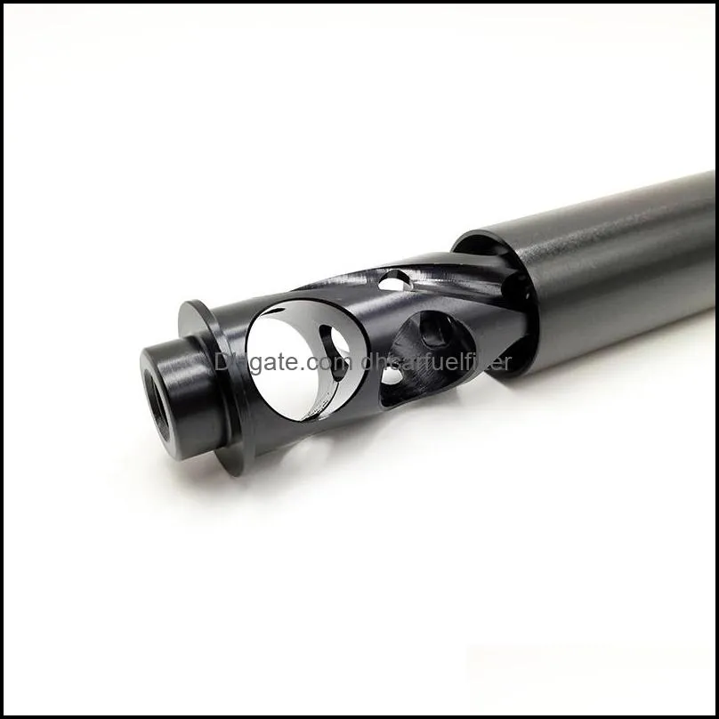car fuel filter 12 inch spiral 1 2-28 single core black aluminum tube solve275m