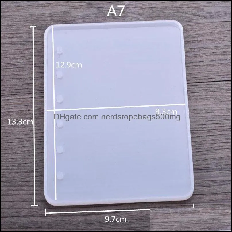 a5 a6 a7 notebook cover silicone mold moulds resin handmade diy jewelry making epoxy resins molds 718 k2