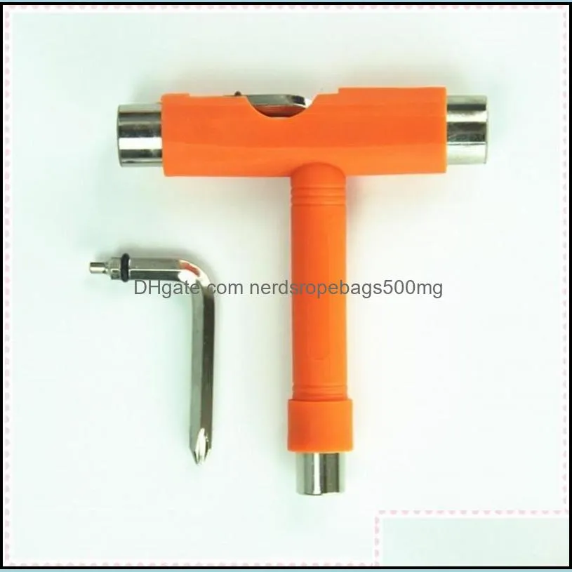 t shape hand tools board hand skate accessories bearing iron spanner plastic multi color socket wrench 2 5gy g2