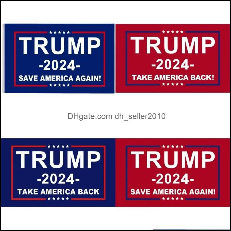 election banner 2024 usa flags president vote banners 90*150cm campaign for flag take america back 9jh q2