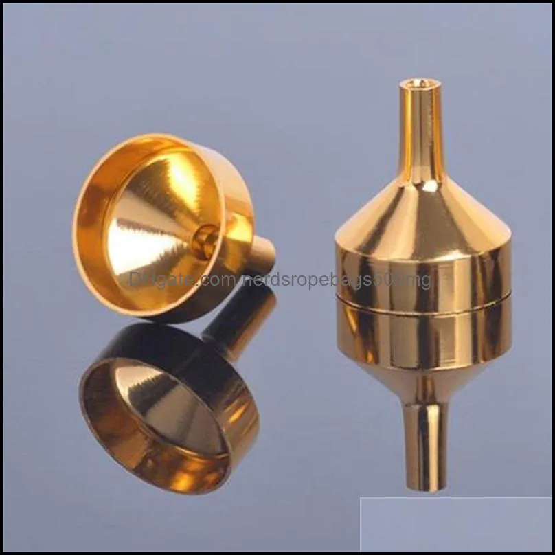 craft tools 1pcs stainless steel funnel metal mini funnels transferring liquid for perfume split bottles container 20220826 e3