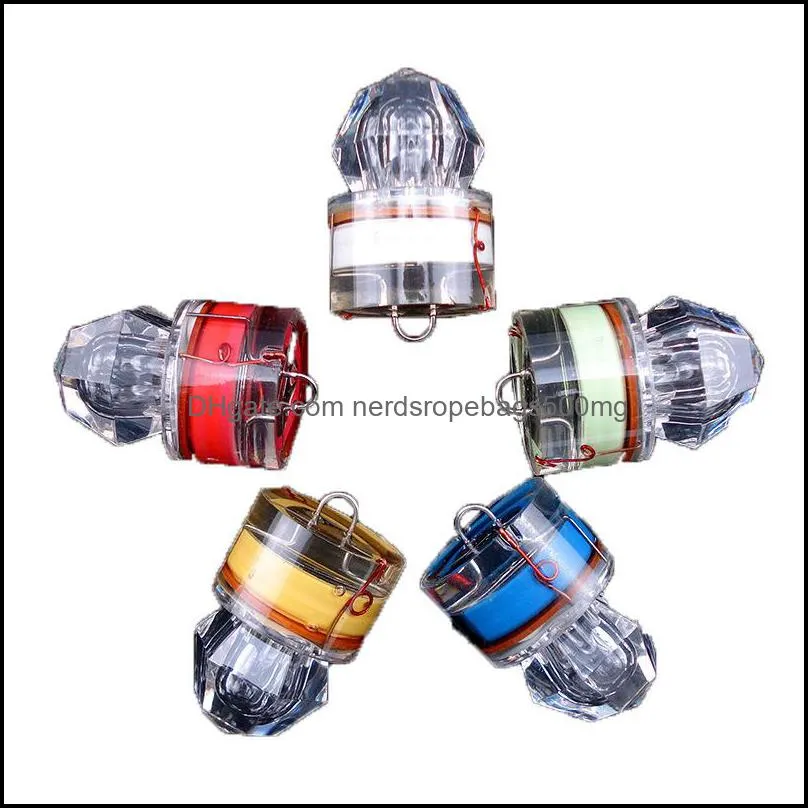 deep-sea diamond light lure night fishing led fish lure poly fish underwater luminous waterproof fish trap gear 304 r2