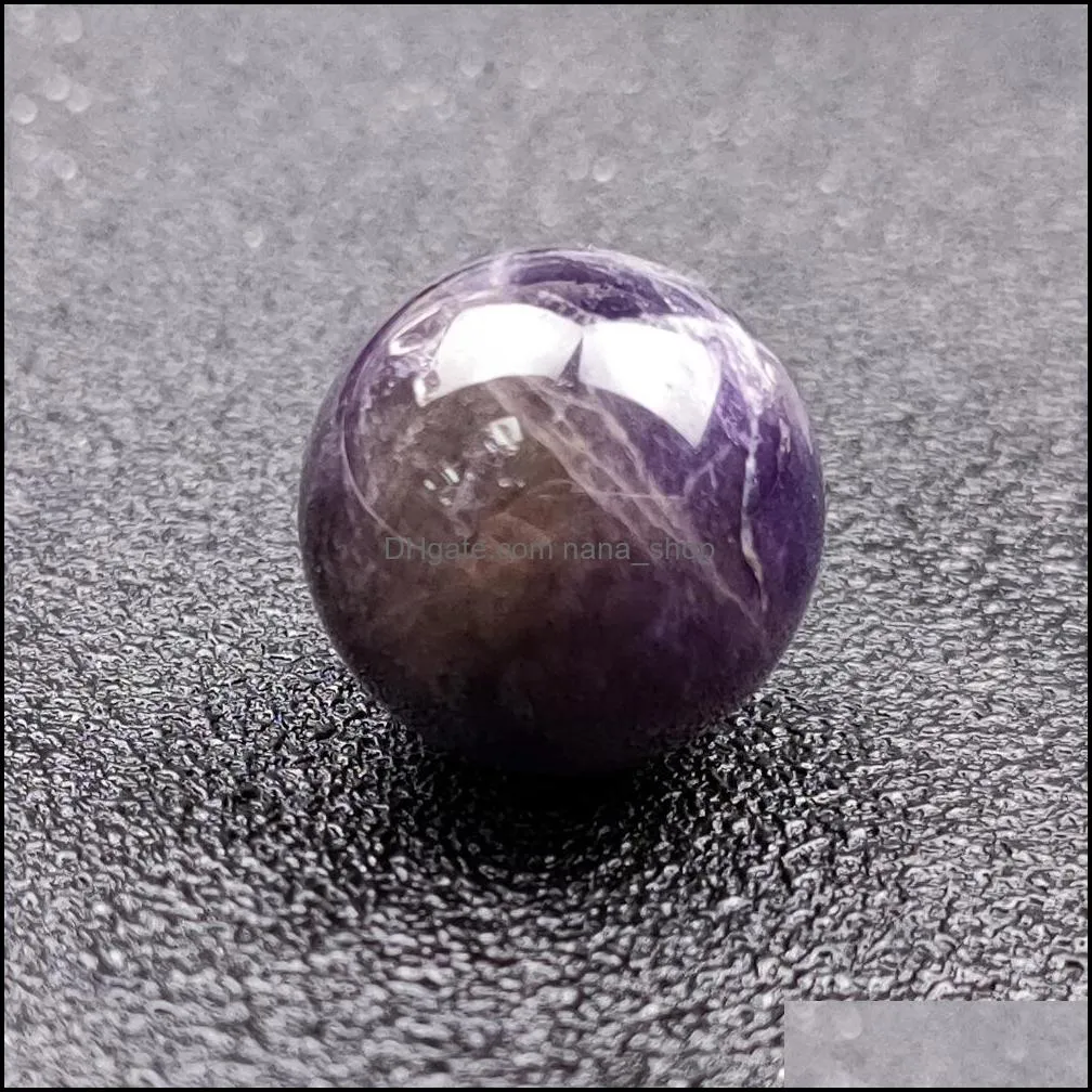 non-porous 7 chakras stone 16mm round ball no hole loose beads charms healing reiki rose quartz crystal cab for diy making crafts decorate jewelry