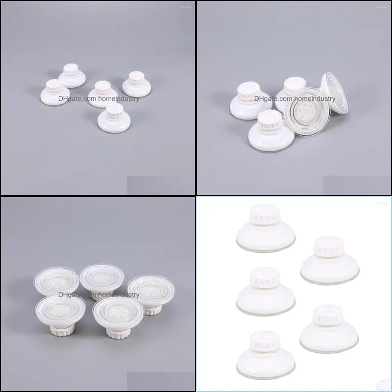 hooks 5pcs 6.1cm pvc rotate vacuum suction cups accessory with screw pole for bath shelf shower caddies