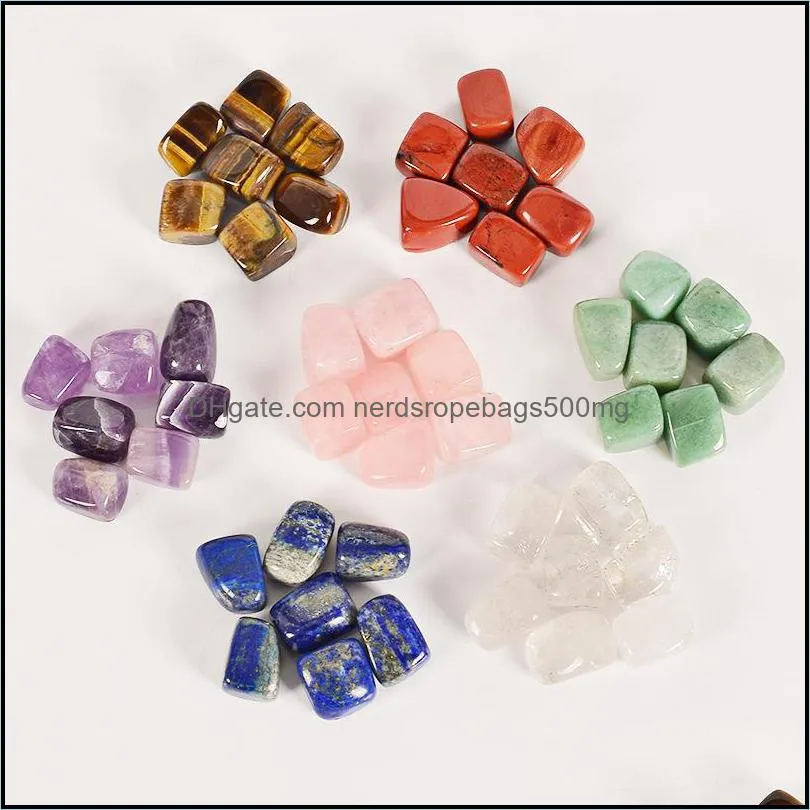 natural crystal chakra stone 7pcs set natural stones palm reiki healing crystals gemstones decoration accessories 527 v2