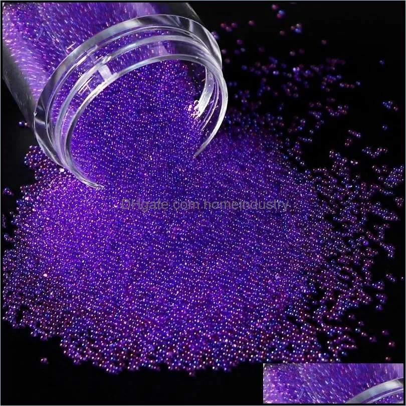 nail art decorations caviar beads crystal tiny rhinestones for manicure glass balls micro bead diy charms accessoriesnail