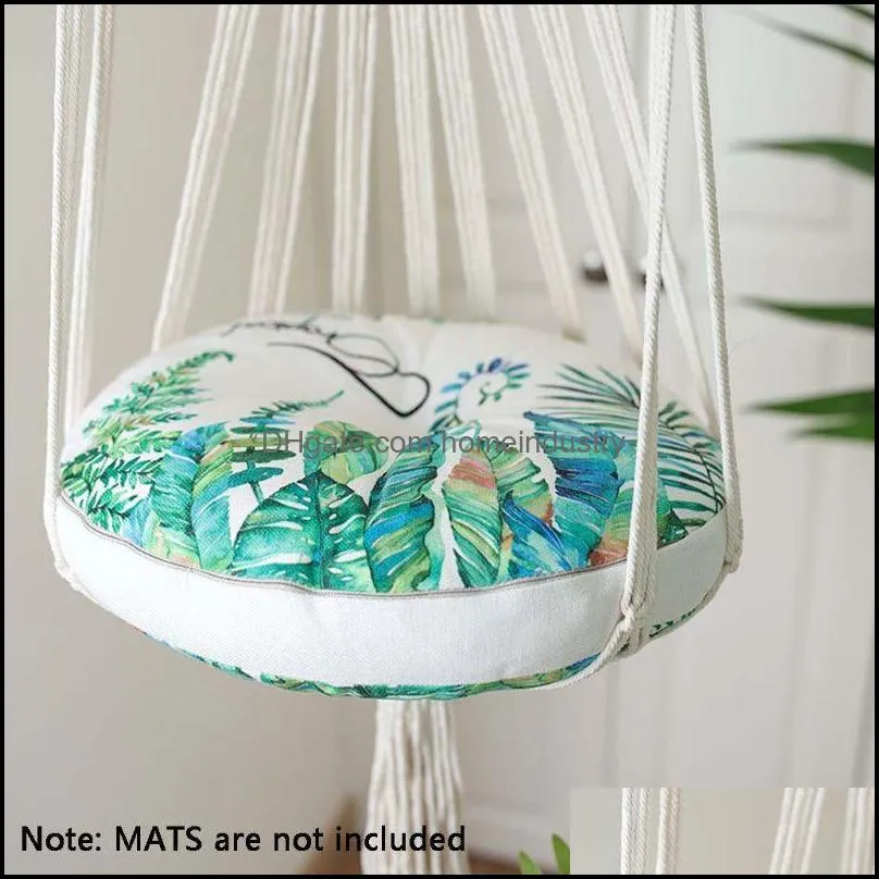 cat beds & furniture bohemian handwoven tapestry cotton pet hammock bed cage swing living room home decoration for bedroom