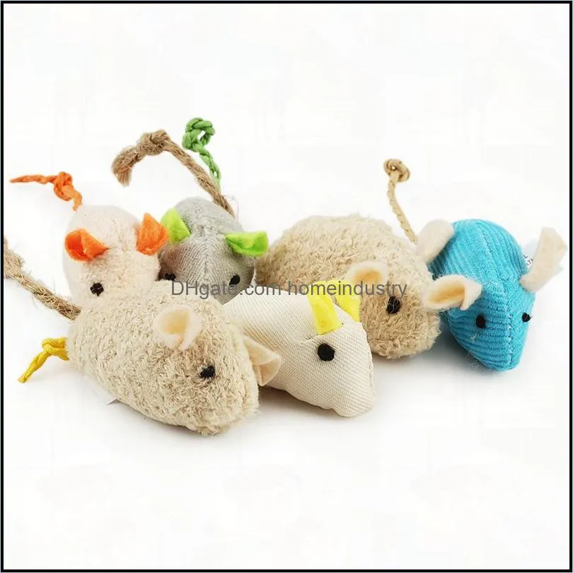 cat toys pieces pet toy catnip cute mice cats scratch chew fun plush mouse interactive kittens suppliescat