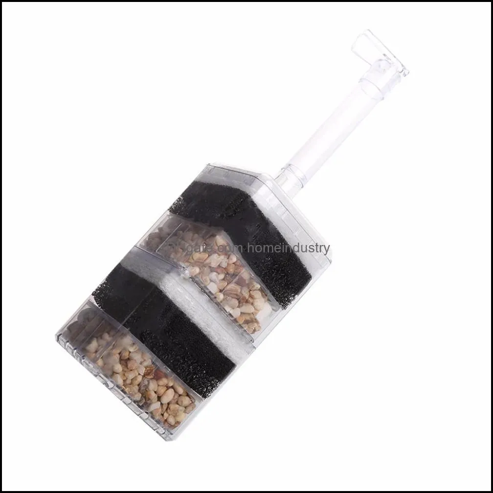 useful air driven biochemical corner filter sponge fry shrimp fish tank aquarium aquario accessory y200917