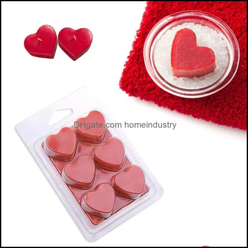 craft tools heart shaped candle mold transparent durable reusable wax melting mould molds valentine giftcraft craftcraft