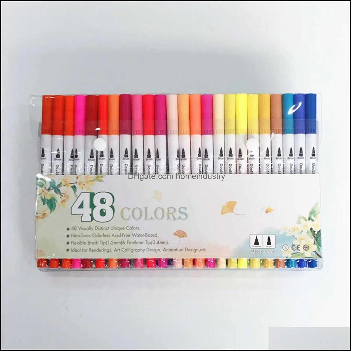 100 colors dual tip brush color pen art markers pen touchfive copic markers pen watercolor fineliner drawing painting stationery