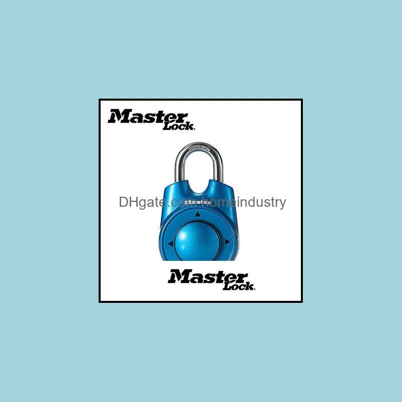 master lock portable assorted colors gym school health club combination password directional padlock locker door lock 5 color y200407