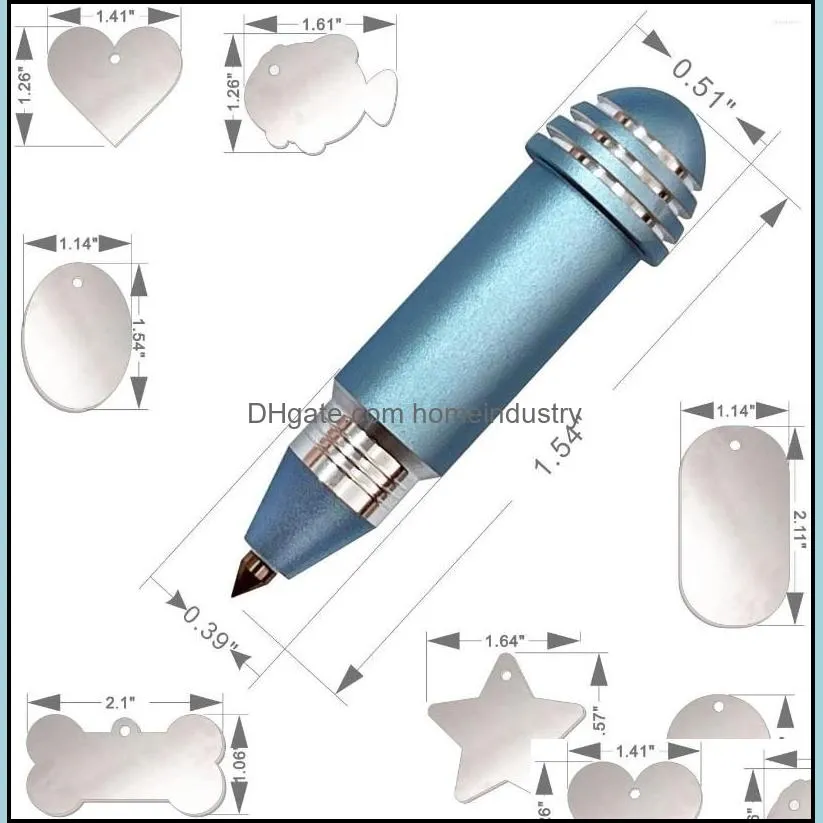 craft tools for cricut joy engraving tip etching tool with 2 colors & 7 lovely blank tags