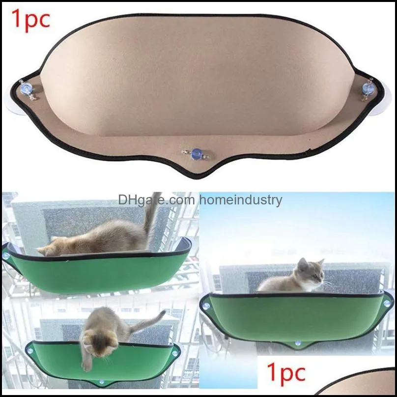 cat beds & furniture hammock hanging bed window mounted lounger sunbath pet perches kitten ferret rest house nest sunny seat