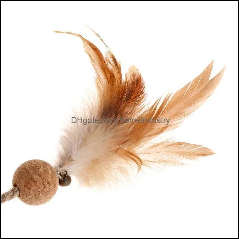 cat toys ootdty toy teaser feather ball catnip suction cup sucker pet kitten interactive play funny window pendant