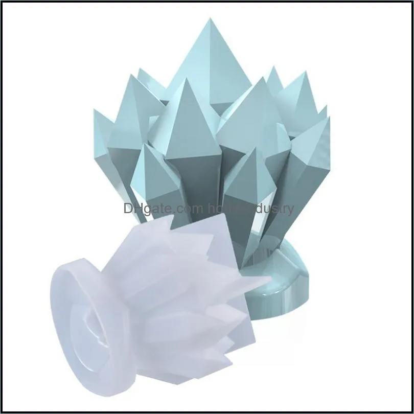 craft tools iceberg modeling flower cluster candle silicone mold 3d making diy ice soap resin release non-stick