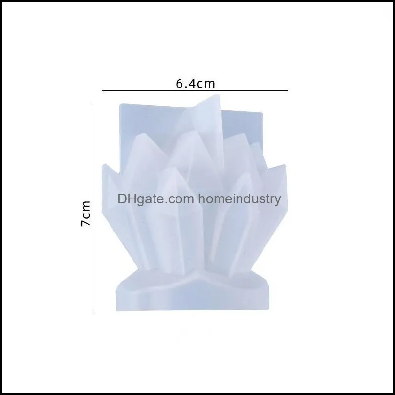 craft tools iceberg modeling flower cluster candle silicone mold 3d making diy ice soap resin release non-stick