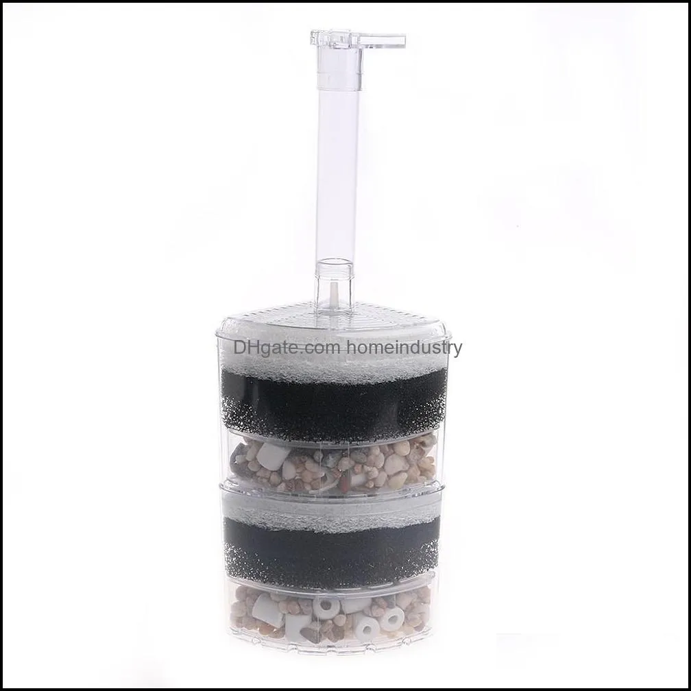 useful air driven biochemical corner filter sponge fry shrimp fish tank aquarium aquario accessory y200917