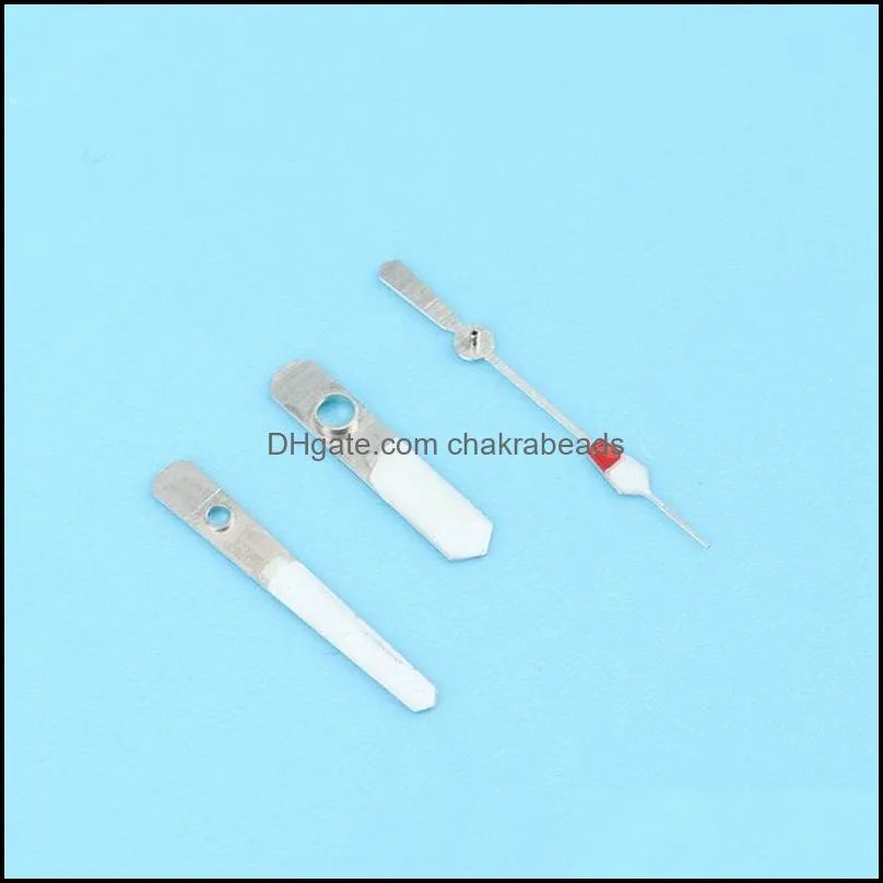 repair tools & kits stereoscopic silver watch hand needles c3 luminous for nh35 nh36 4r35 4r36 movement wristwatch replacementrepair