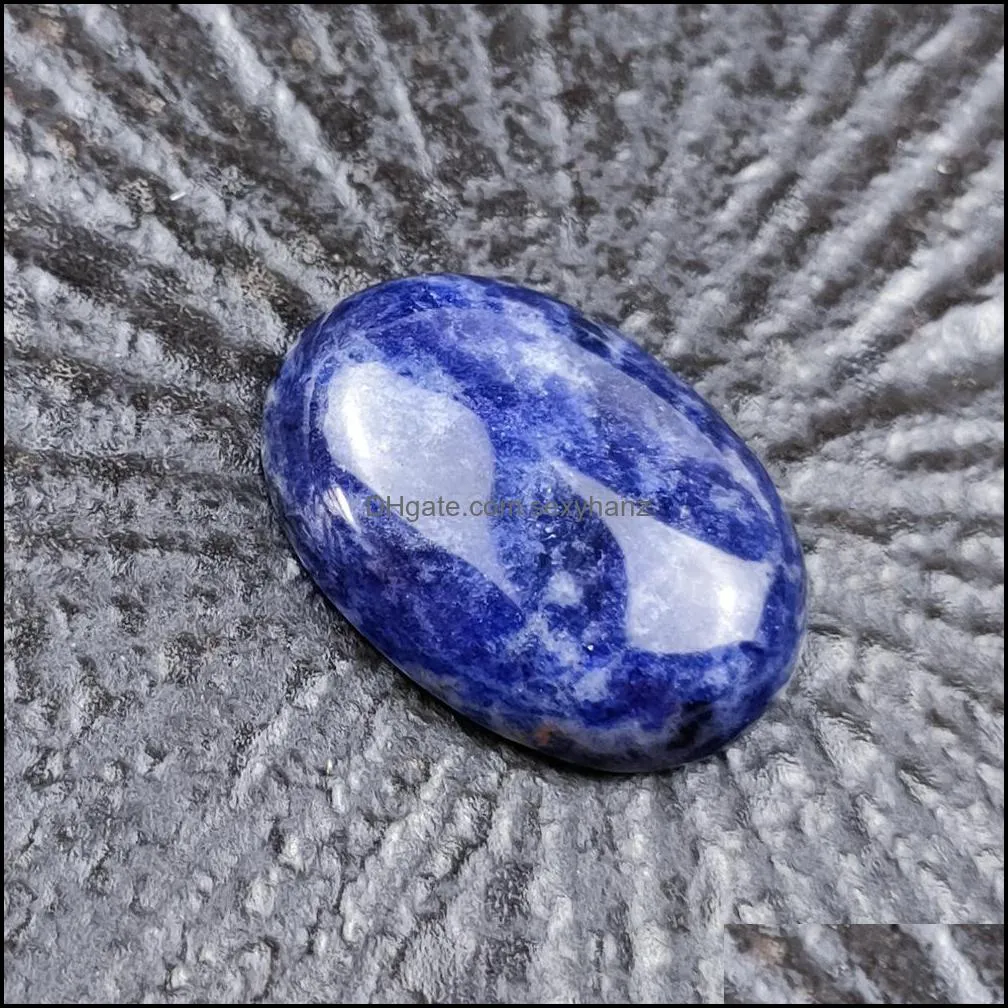 Loose Oval Reiki Seven Chakra Healing Natural Stone Tumbled Irregular Polishing Rock Quartz Yoga Energy Bead Decoration