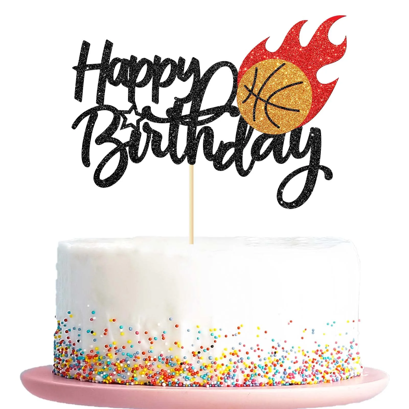 3ml basketball cake toppers basketball theme cake decoration basketball cake decorations for boys men birthday sports party supplies