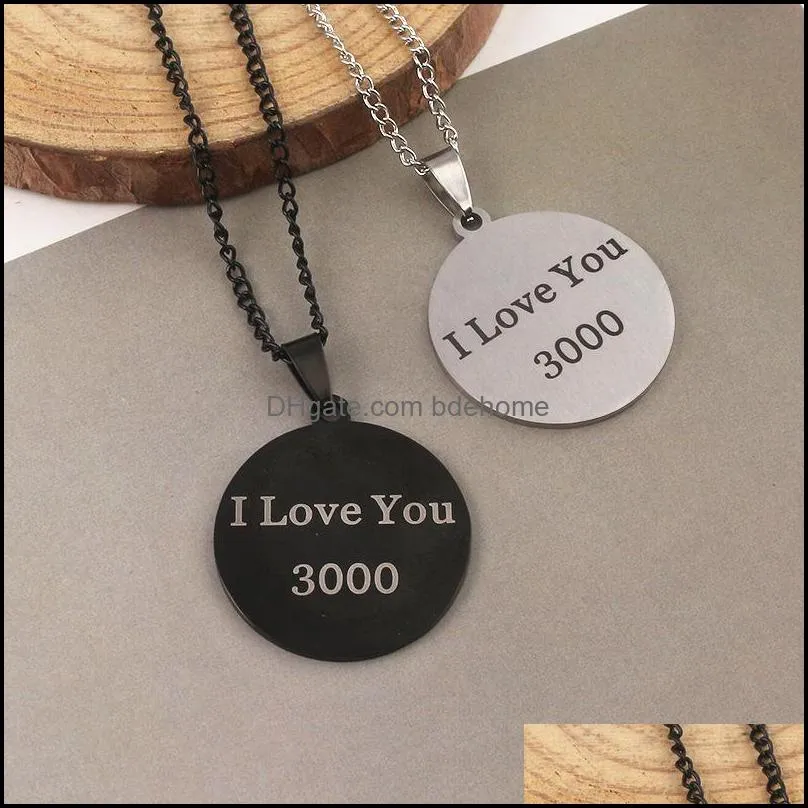 Fa Gifts I Love You Three Thousand Heart I Love You 3000 Necklace Gift for  Men & Women - Luxury Necklace Gold - Includes Gift Box! | Amazon.com