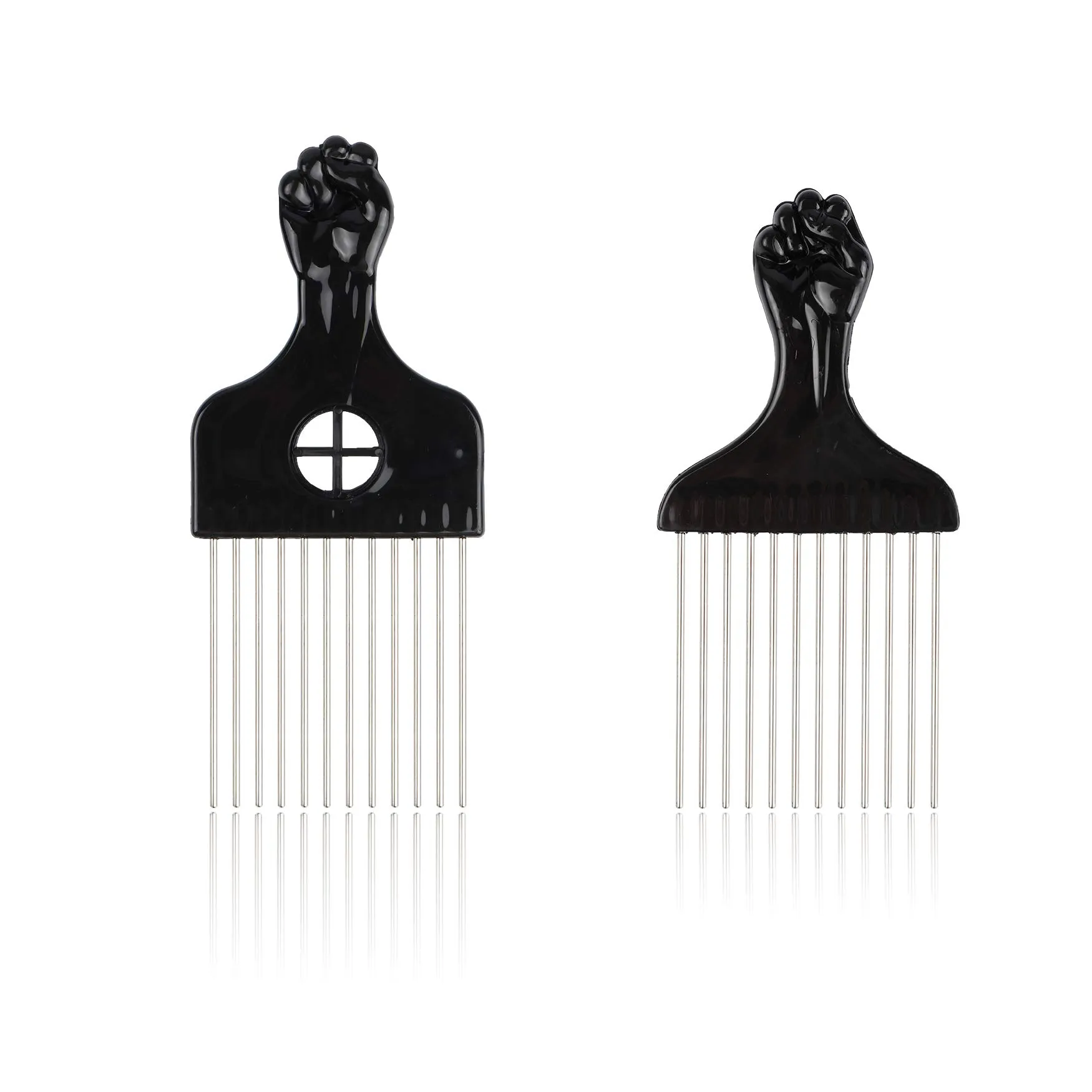 afro comb metal african american pick comb hairdressing styling tool hair pick for hair styling