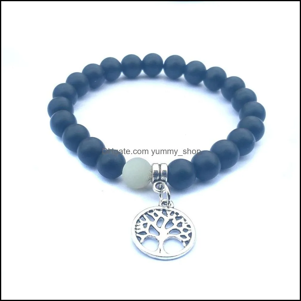 8mm natural stone Amazon agate life tree pendant bracelet lovers brsee pics friendship meaning energy bracelet