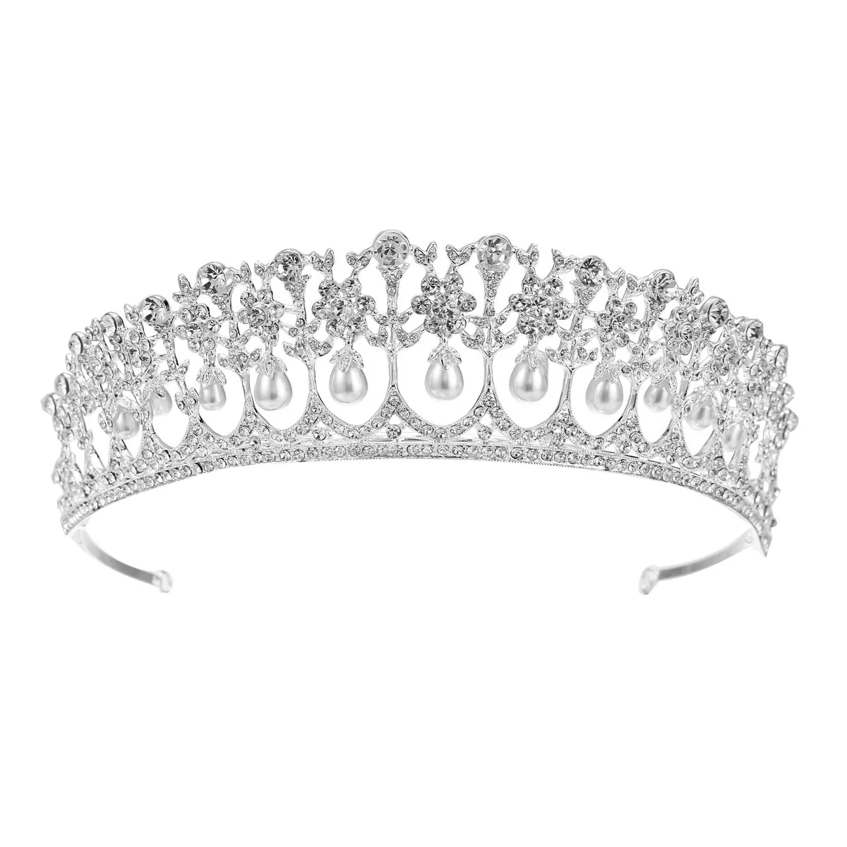 tiaras and crowns for women vintage queen headband princess crown for women wedding hair accessories for bride bronze