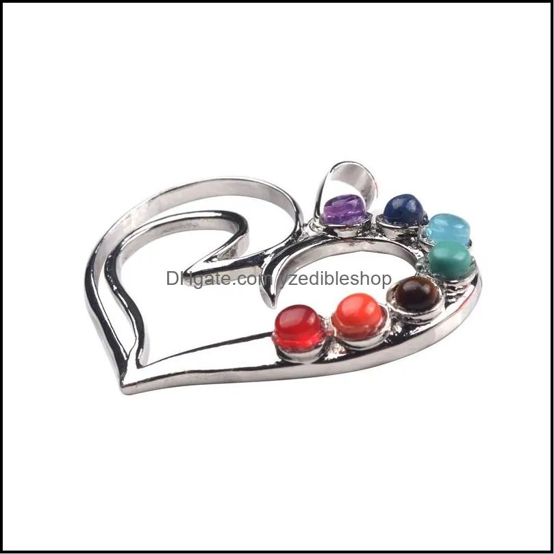 seven-color flow heart-shaped gem the best gift for your loved one on valentine`s day just for the favorite woman