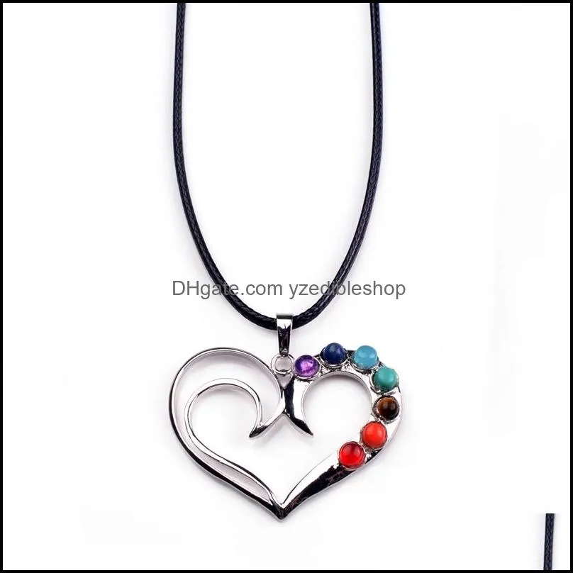 seven-color flow heart-shaped gem the best gift for your loved one on valentine`s day just for the favorite woman