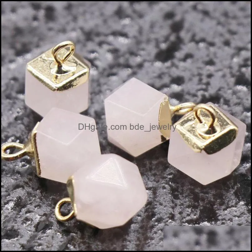 men`s and women`s necklaces natural stone plating phnom penh geometric pendant energy cure easter gifts