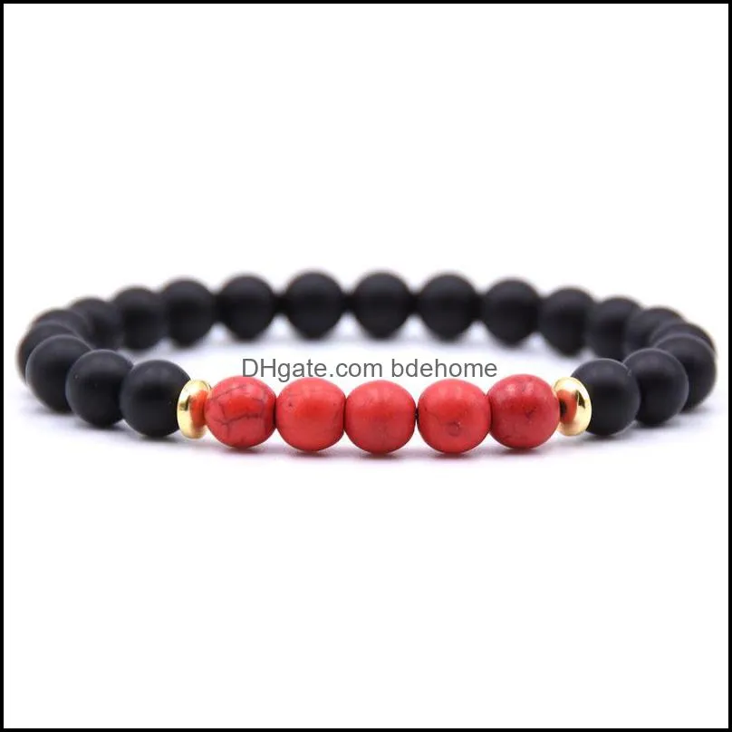 10pc/set men women 8mm beads bracelet fashion trend beads beaded jewelry designs mens natural jewelry