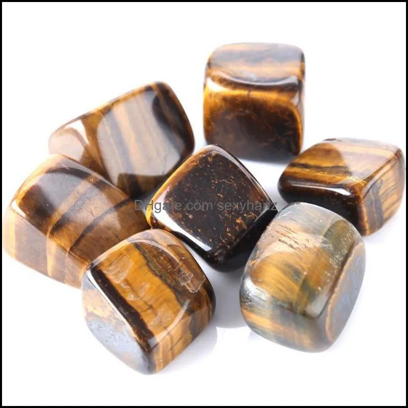 Loose Reiki Seven Chakra HealingNatural Stone Tumbled Irregular Polishing Rock Quartz Yoga Energy Bead Decoration
