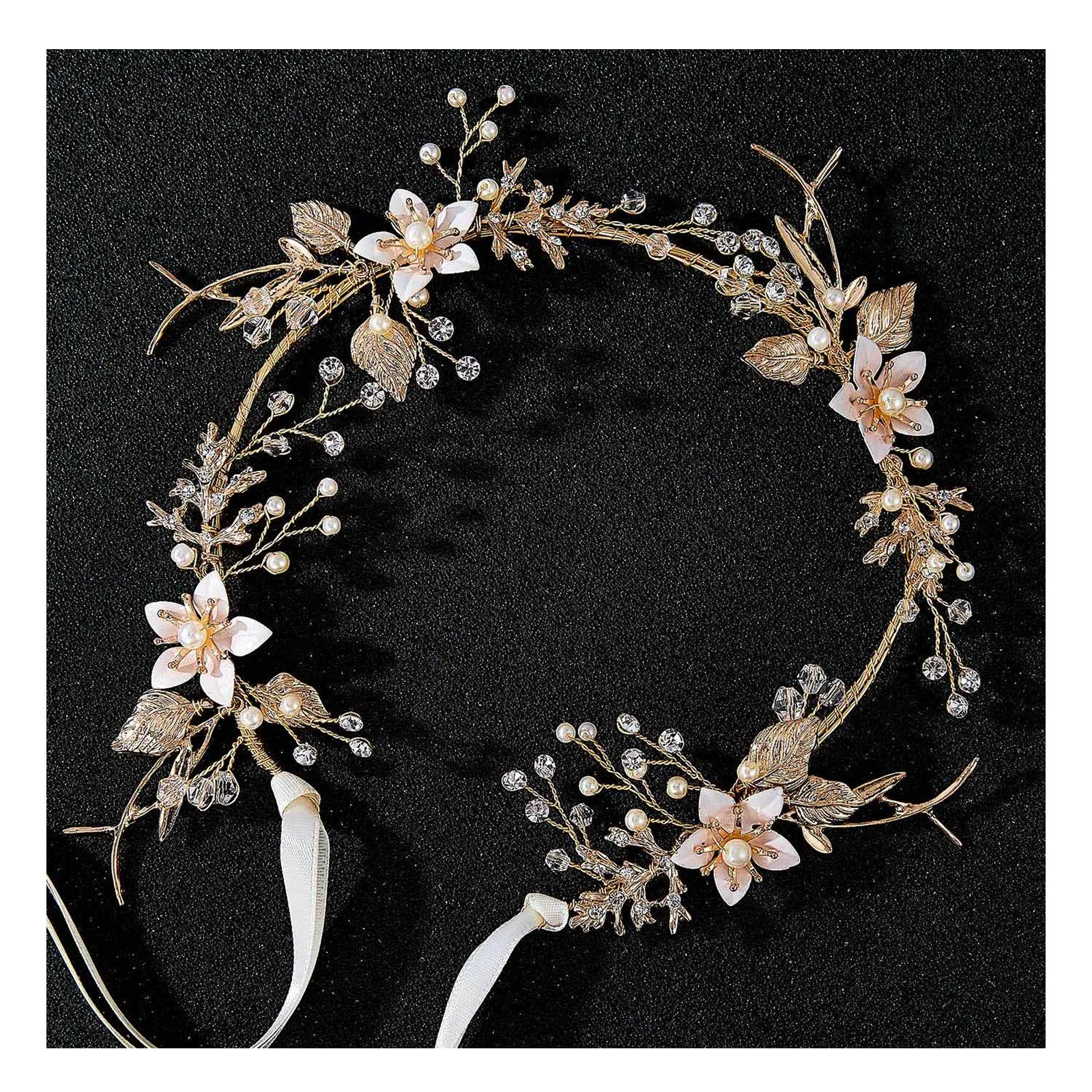 tiaras and crowns for women vintage queen headband princess crown for women wedding hair accessories for bride bronze